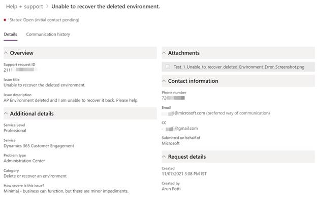 How To Create A Product Support Ticket In Dynamics 365 Online